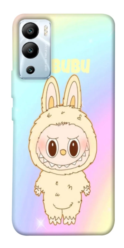 Чохол на Infinix Hot 12i Fluffy Rainbow Labubu фото 1 з 1