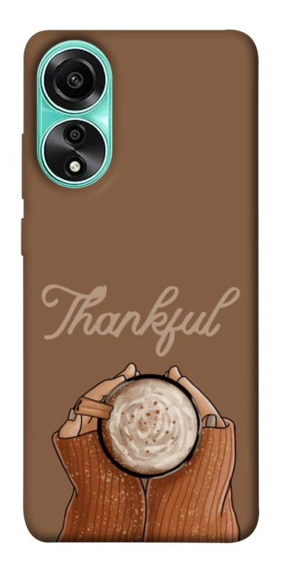 Чохол на Oppo A78 4G Thankful coffee фото 1 з 1