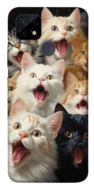 Чохол на Realme C12 Коти фото 1 з 1