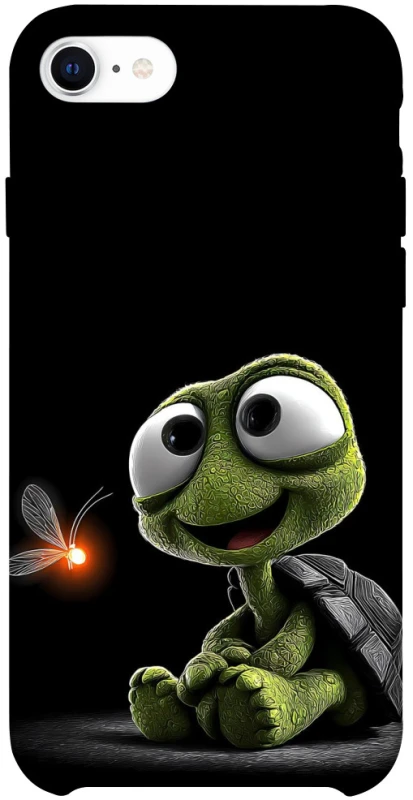 Чохол на Apple iPhone SE (2020) Funny turtle фото 1 з 1