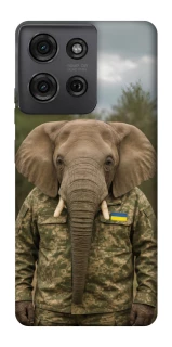 Чехол на Motorola Moto G75 Слон защитник фото 1 из 1
