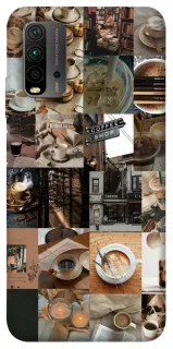 Чохол на Xiaomi Redmi 9T Coffee collage ver.3 фото 1 з 1