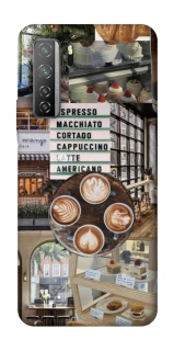 Чохол на Huawei Nova 7 SE Coffee collage ver.5 фото 1 з 1