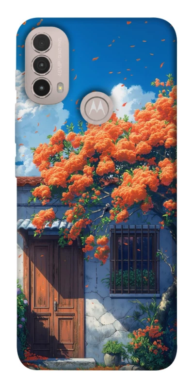 Чехол на Motorola Moto E40 Flowering фото 1 из 1