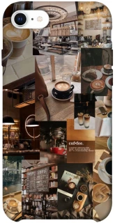 Чехол на Apple iPhone SE (2020) Coffee collage ver.2 фото 1 из 1