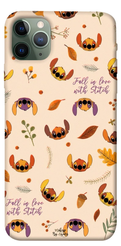 Чохол на Apple iPhone 11 Pro Max (6.5") Fall in love with Stitch фото 1 з 1
