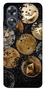 Чехол на Oppo A17 Many coins v2 фото 1 из 1