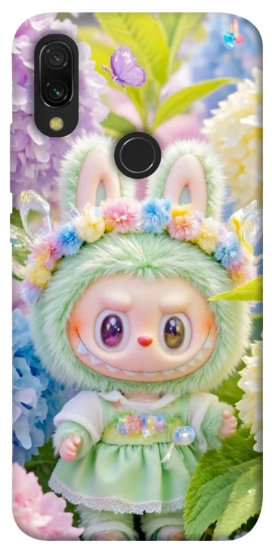 Чохол на Xiaomi Redmi 7 Labubu & Flowers ver.2 фото 1 з 1