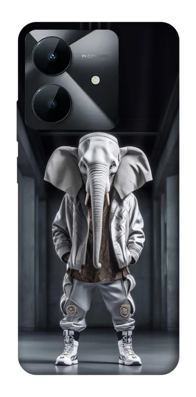Чехол на Realme Note 60x Слон v2 фото 1 из 1