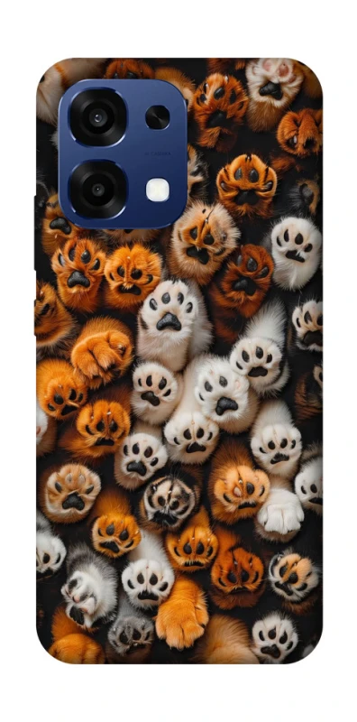 Чехол на Oppo A6 Pro 4G/5G Сat paws фото 1 из 2