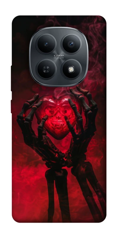 Чехол на Xiaomi Redmi Note 15 4G/5G (EU) Heart in the hands of a skeleton фото 1 из 1