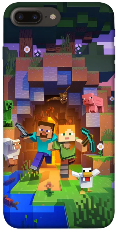 Чехол на Apple iPhone 7 plus / 8 plus Minecraft game фото 1 из 1