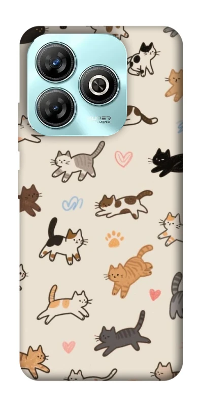Чохол на ZTE Blade A75 4G Cat style ver.2 фото 1 з 1