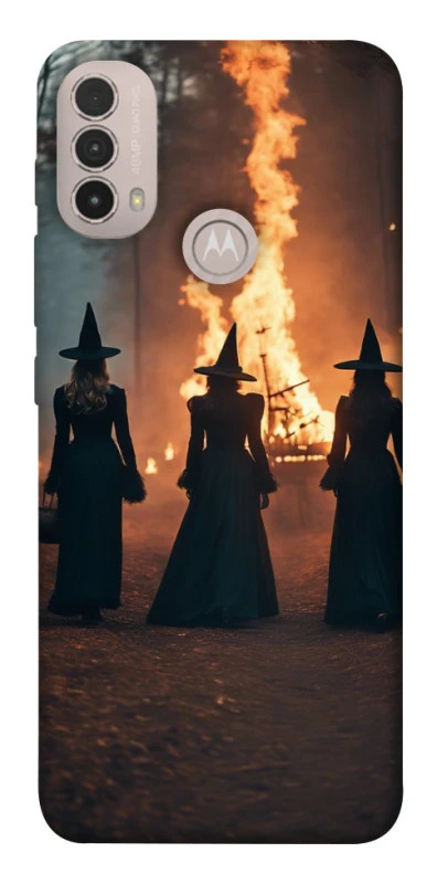 Чохол на Motorola Moto E40 Halloween Witch ver.6 фото 1 з 1