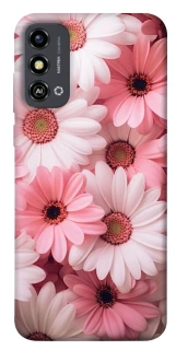 Чехол на ZTE Blade A53 Розовые цветы v2 фото 1 из 1