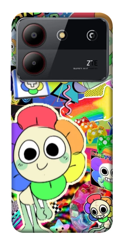 Чохол на ZTE Blade A54 4G Dandy world collage фото 1 з 1
