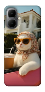 Чехол на Infinix Smart 10 Stylish Cat Cruise фото 1 из 1