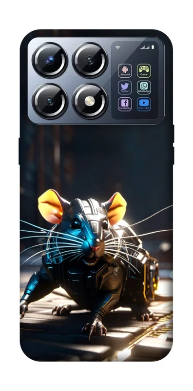 Чохол на Xiaomi POCO X8 Pro Cyber rat фото 1 з 1