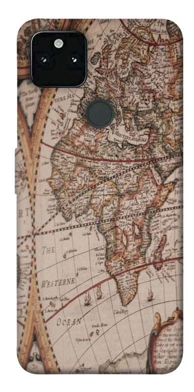 Чехол на Google Pixel 5A Карта путешествий фото 1 из 1