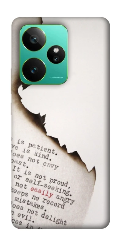 Чохол на Realme GT 7 Вірші фото 1 з 1