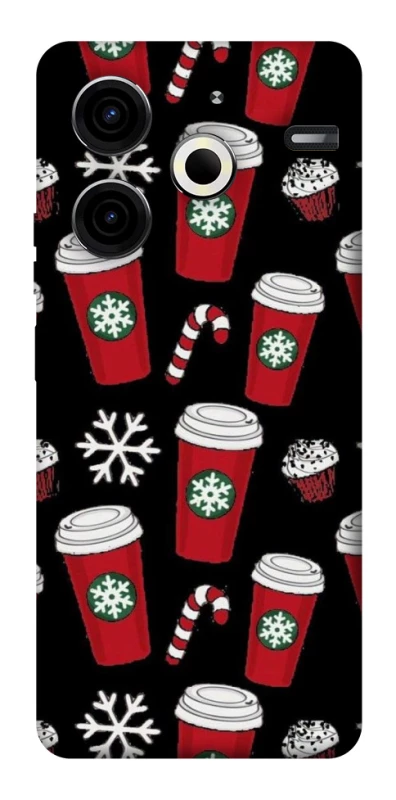 Чехол на TECNO Pova 6 Neo (LI6) Новогодний v40 фото 1 из 1