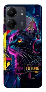 Чохол на Xiaomi Poco C65 Cyber Cat v2 фото 1 з 1