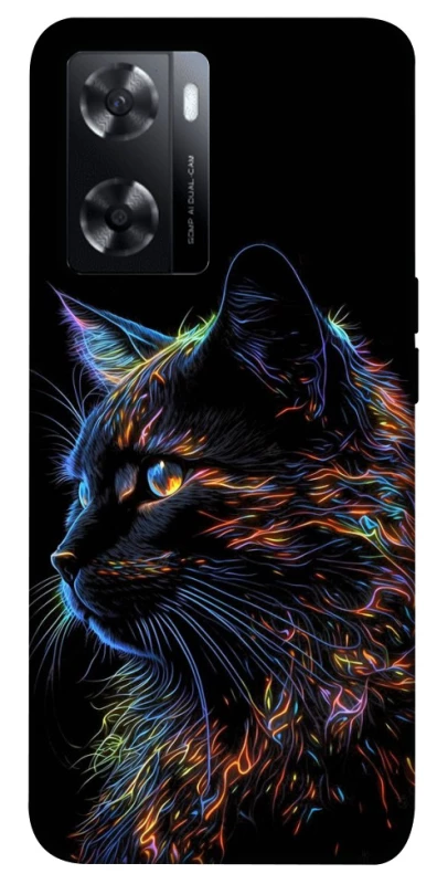 Чехол на Oppo A77s Черный кот фото 1 из 1
