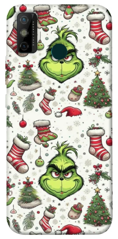 Чохол на TECNO Spark 6 Go Grinch mood ver.3 фото 1 з 1