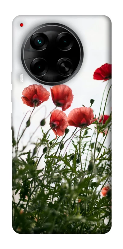 Чехол на TECNO Camon 30 (CL6) Поле маков фото 1 из 1