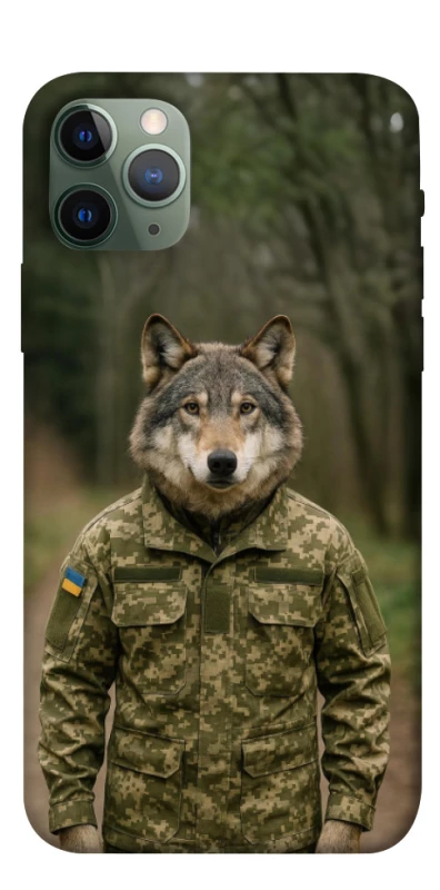 Чохол на Apple iPhone 11 Pro (5.8") Вовк захисник фото 1 з 1