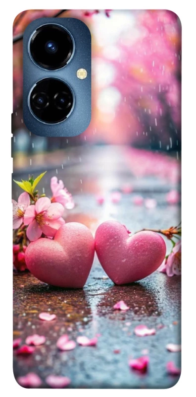 Чохол на TECNO Camon 19 Pink heart фото 1 з 1