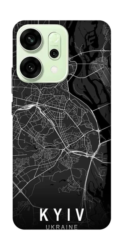 Чохол на Oppo Reno 14 Kyiv map фото 1 з 1