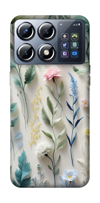 Чохол на Xiaomi POCO X8 Pro Floral design ver.3 фото 1 з 1