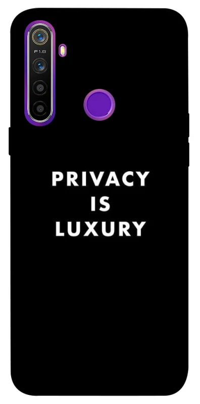 Чохол на Realme 5 Privacy is luxury фото 1 з 1