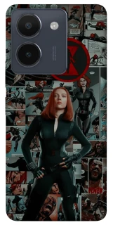 Чехол на Vivo Y36 Black Widow фото 1 из 1