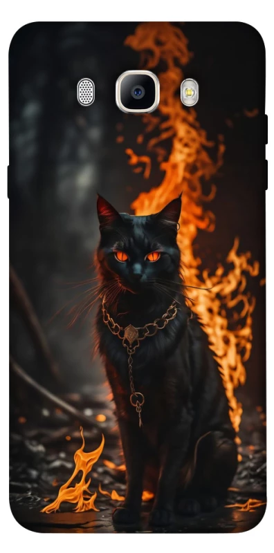 Чохол на Samsung J510F Galaxy J5 (2016) Вогняний кіт фото 1 з 1