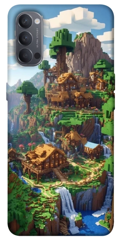 Чехол на Oppo Reno 4 Minecraft universe фото 1 из 1