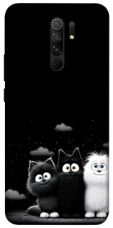 Чохол на Xiaomi Redmi 9 Three Cats фото 1 з 1