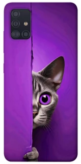 Чохол на Samsung Galaxy A51 Кіт-підглядач фото 1 з 1