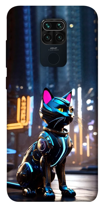 Чохол на Xiaomi Redmi Note 9 / Redmi 10X Cyber cat фото 1 з 1