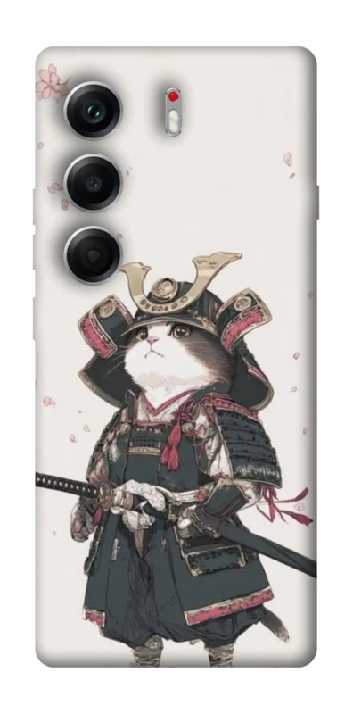 Чохол на Tecno Camon 40 Samurai Cat Warrior фото 1 з 1