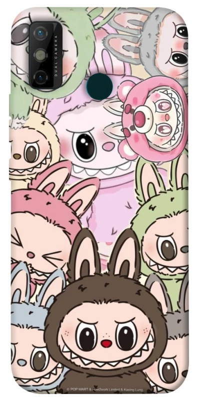 Чохол на TECNO Spark 6 Go All Labubu 3 фото 1 з 1