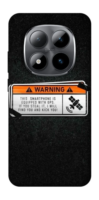 Чохол на Xiaomi Redmi Note 15 Pro 5G Warning фото 1 з 1