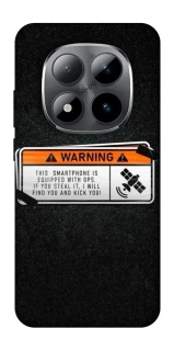 Чохол на Xiaomi Redmi Note 15 Pro 5G Warning фото 1 з 1