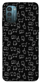 Чехол на Nokia G21 Black Cats фото 1 из 1