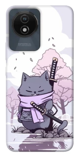 Чохол на Vivo Y02 Samurai cat фото 1 з 1
