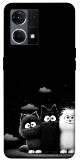 Чохол на Oppo Reno 7 4G Three Cats фото 1 з 1