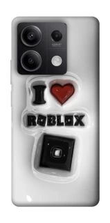 Чохол на Xiaomi Redmi Note 13 5G I love Roblox фото 1 з 1