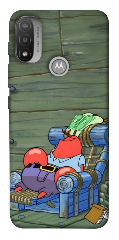 Чехол на Motorola Moto E20 Mr.Krabs фото 1 из 1
