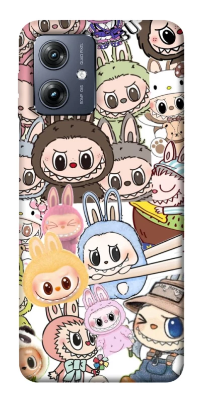 Чохол на Motorola Moto G54 All Labubus фото 1 з 1